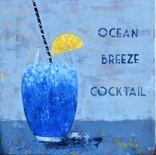 Cocktail di Olena Bogatska, Pittura in vendita su Singulart
