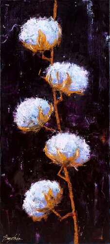 Cotton Branch van Olena Bogatska, Schilderij te koop op Singulart