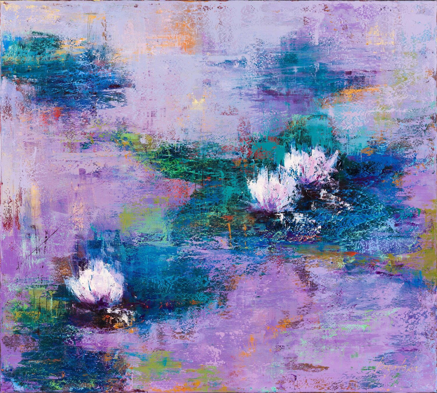 Purple Pond Olena Bogatska