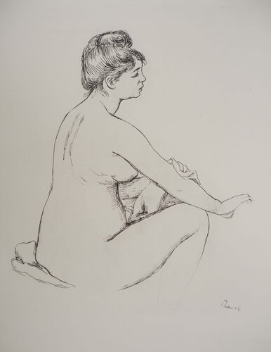 Baigneuse s'épongeant van Pierre-Auguste Renoir, Afdruk te koop op Singulart