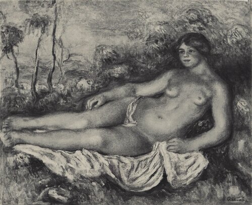 Femme nue étendue van Pierre-Auguste Renoir, Afdruk te koop op Singulart