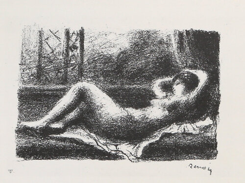Odalisque von Pierre-Auguste Renoir, Druck kaufen auf Singulart