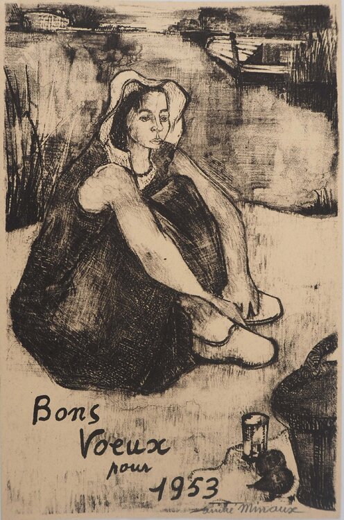 Femme pensive Pierre-Auguste Renoir
