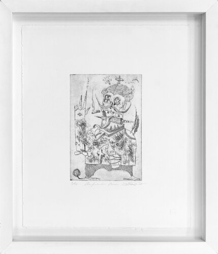 Refined Brim (framed, rare hand signed etching) by RETNA, Print for Sale on Singulart