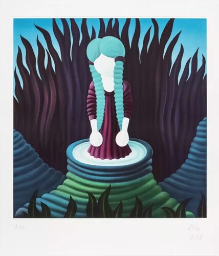 Hot Blue Bath  by Jordi Ribes, Print for Sale on Singulart