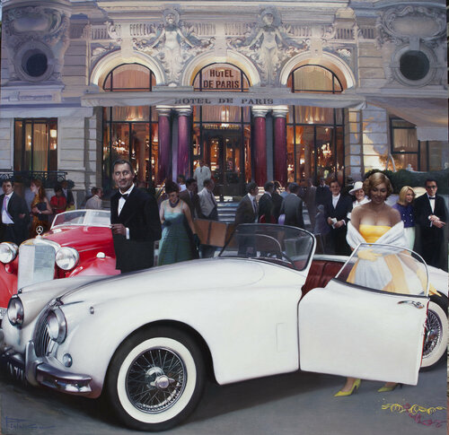 "Monaco by Night" di Viatcheslav Plotnikov, Pittura in vendita su Singulart
