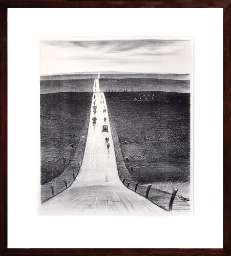 The Road from Arras to Bapaume von Christopher Richard Wynne Nevinson, Druck kaufen auf Singulart