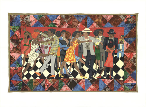 Groovin' High von Faith Ringgold, Druck kaufen auf Singulart