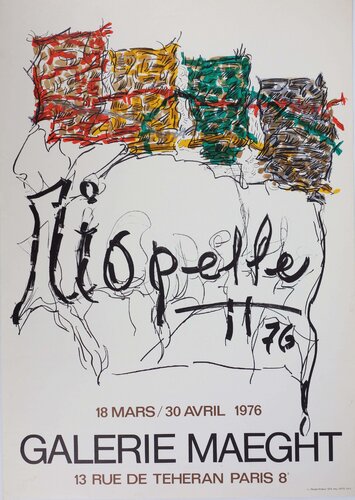 Les hiboux, Affiche en lithographie originale signée by Jean-Paul Riopelle, Print for Sale on Singulart
