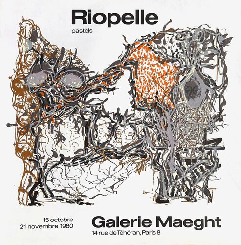 Expo 80 - Galerie Maeght van Jean-Paul Riopelle, Afdruk te koop op Singulart