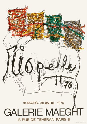 Expo 76 - Galerie Maeght par Jean-Paul Riopelle, Édition en vente sur Singulart