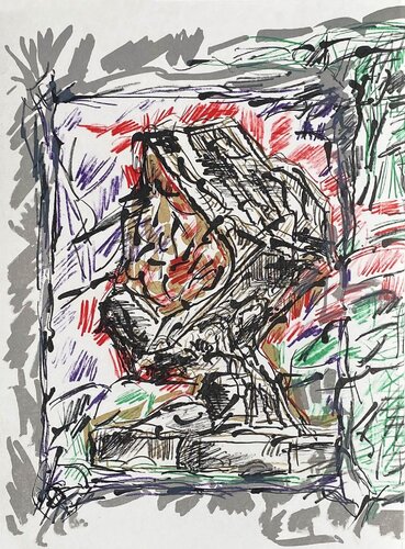 DLM218 - Progression de l'ame van Jean-Paul Riopelle, Afdruk te koop op Singulart