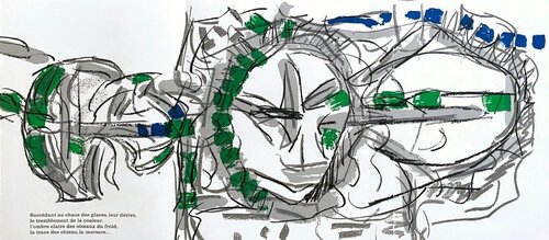 Succédant au chaos des glaces by Jean-Paul Riopelle, 인쇄 for Sale on Singulart