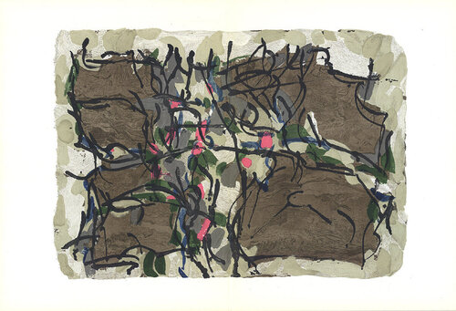 Composition X-160 van Jean-Paul Riopelle, Afdruk te koop op Singulart