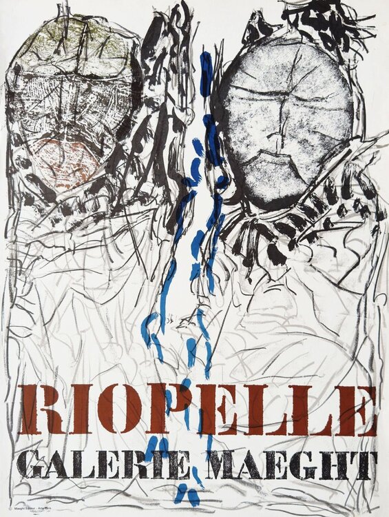 Expo 74 - Galerie Maeght Jean-Paul Riopelle