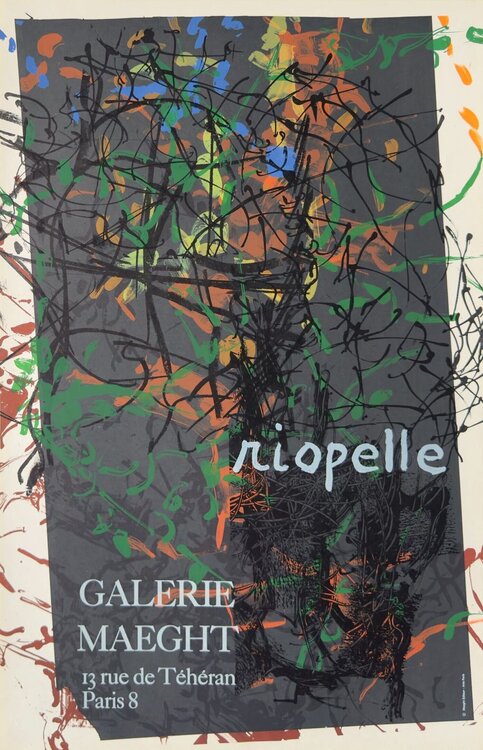 Expo 68 - Galerie Maeght Jean-Paul Riopelle