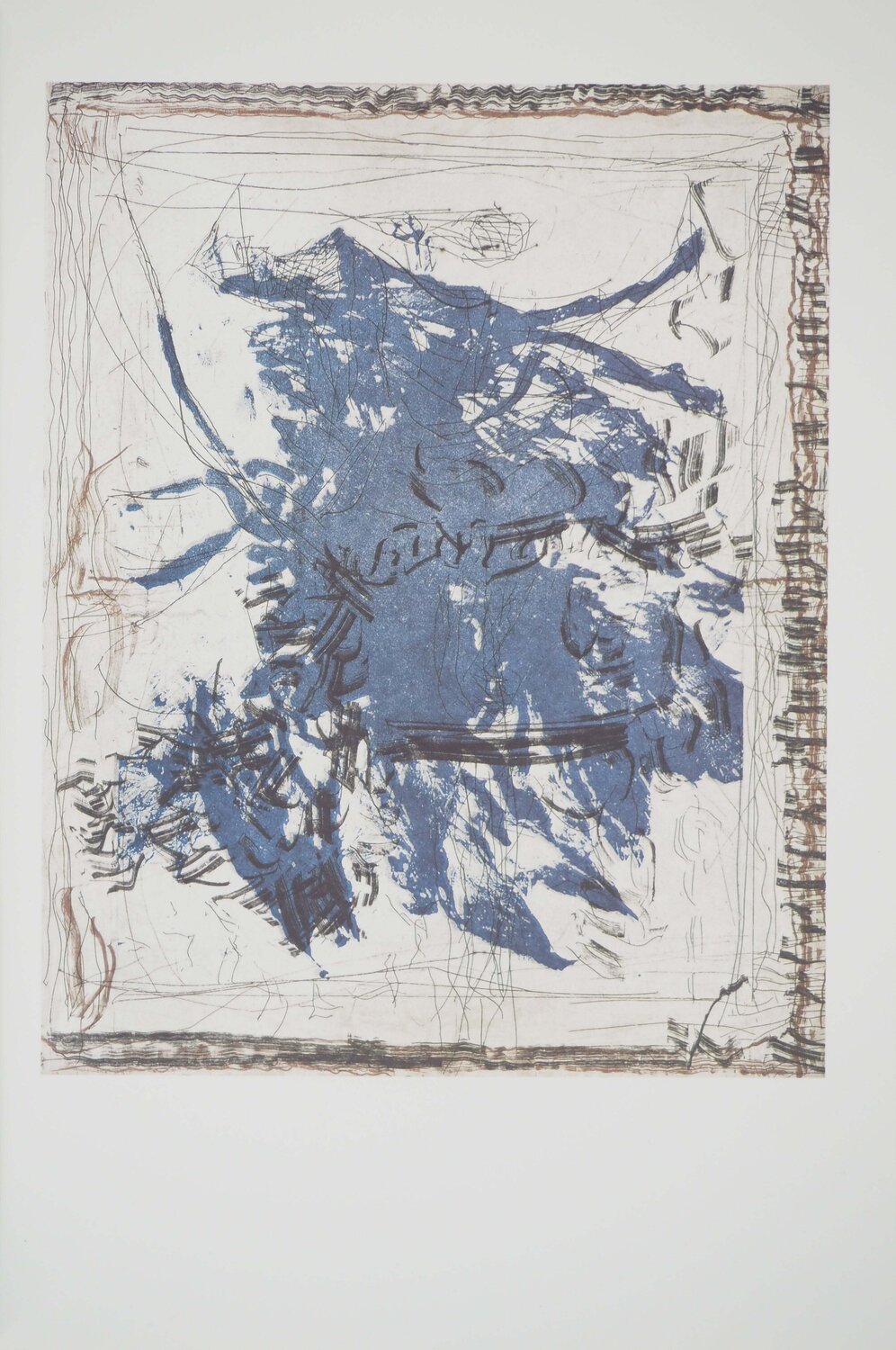 Canada, Auprès de mon lac, Héliogravure Jean-Paul Riopelle Print for sale