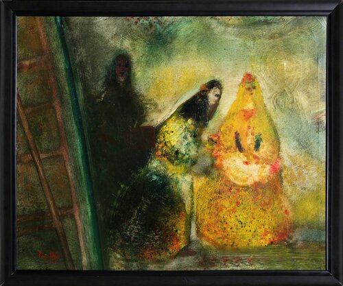 Three Women par Juan Ripollés, Peinture en vente sur Singulart