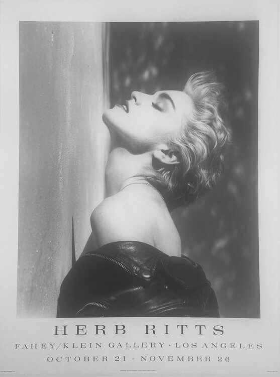 MADONNA, 1996 Herb Ritts Black and White Photographic Poster
