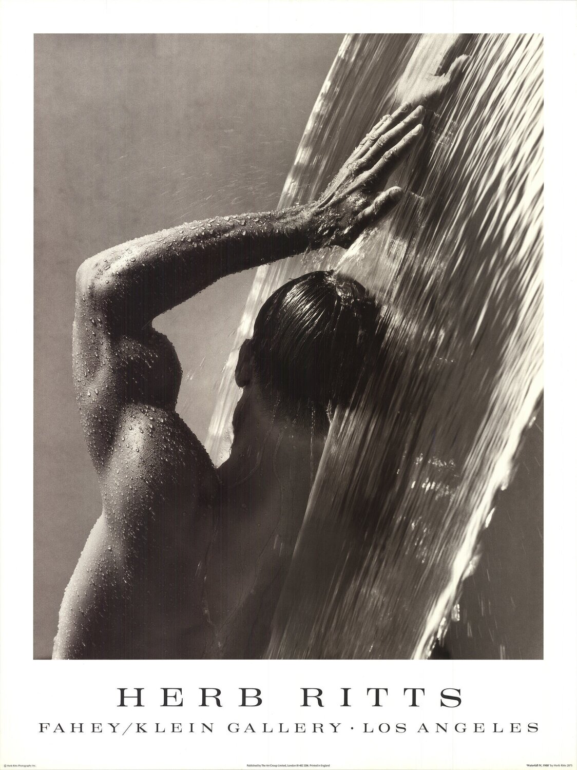 Waterfall IV Herb Ritts Stampa in vendita