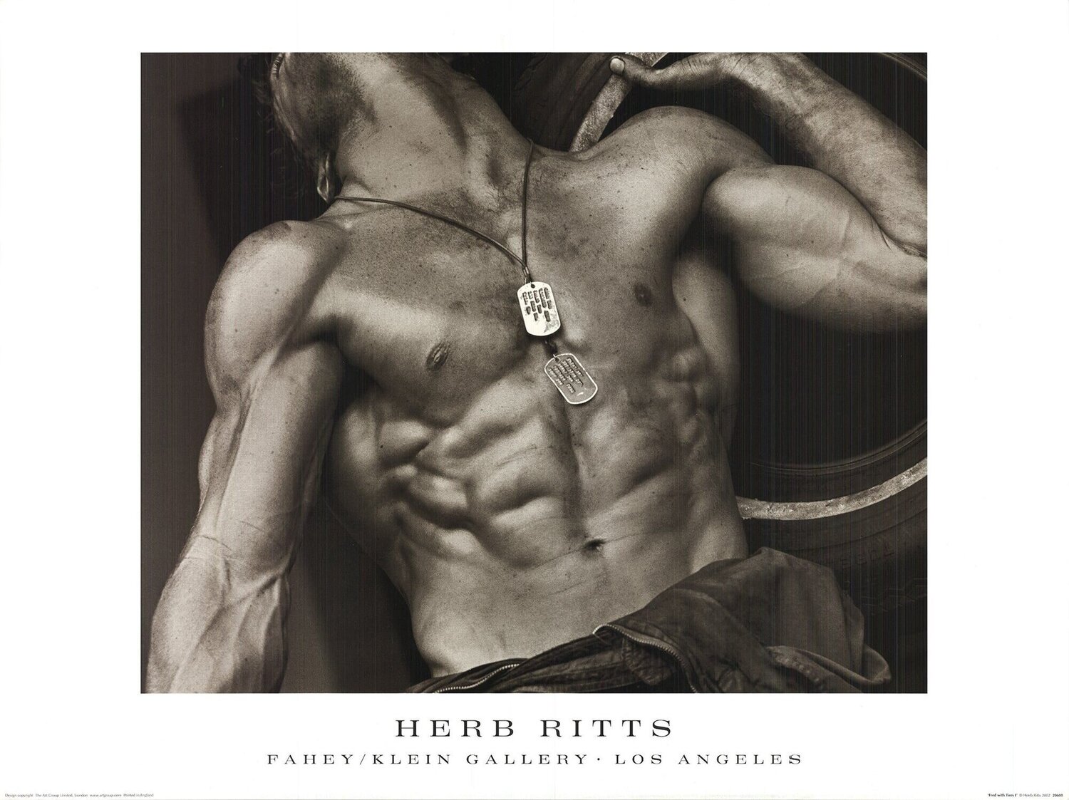 Fred with Tyres I Herb Ritts Stampa in vendita