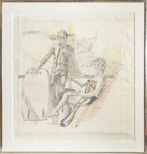 Summer Pregnancy Drawing di Larry Rivers, Opera su carta in vendita su Singulart