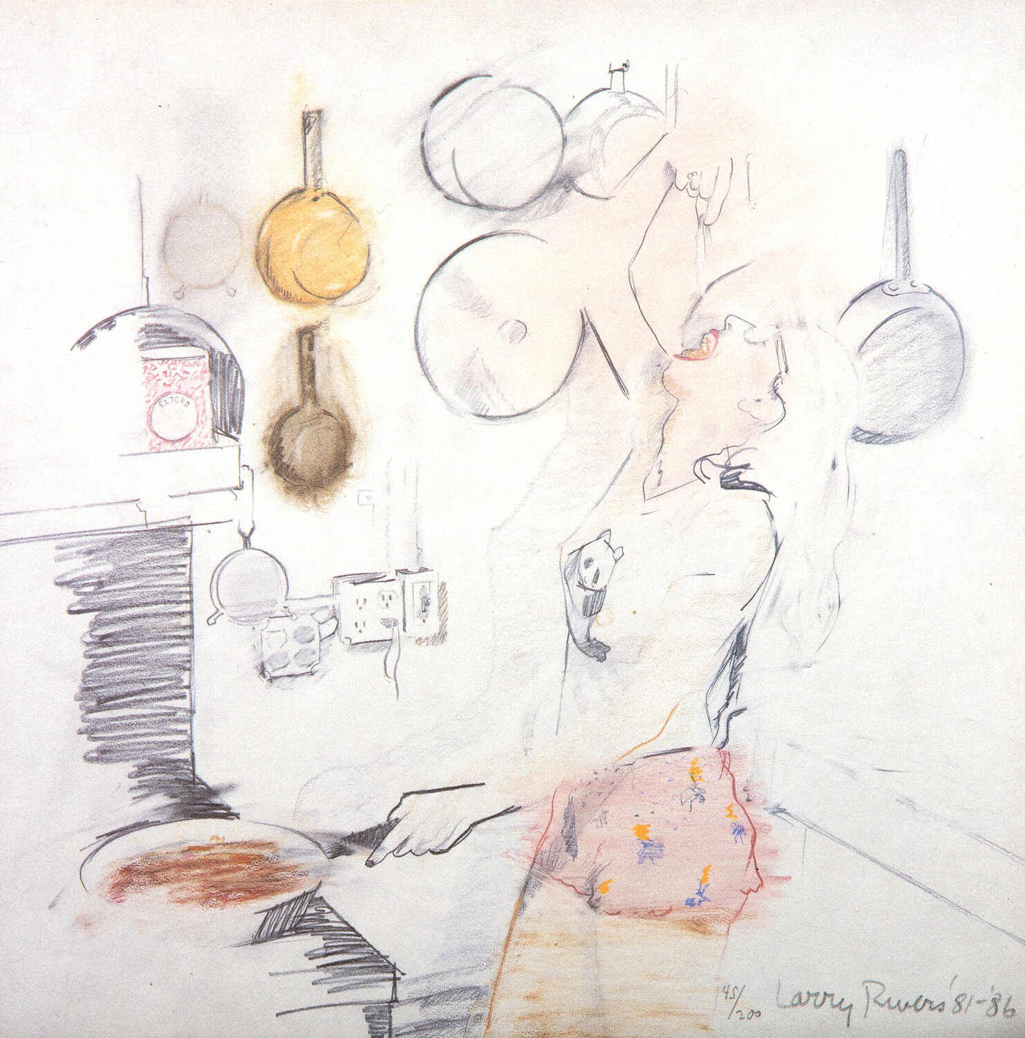 Kitchen Larry Rivers Afdruk te koop
