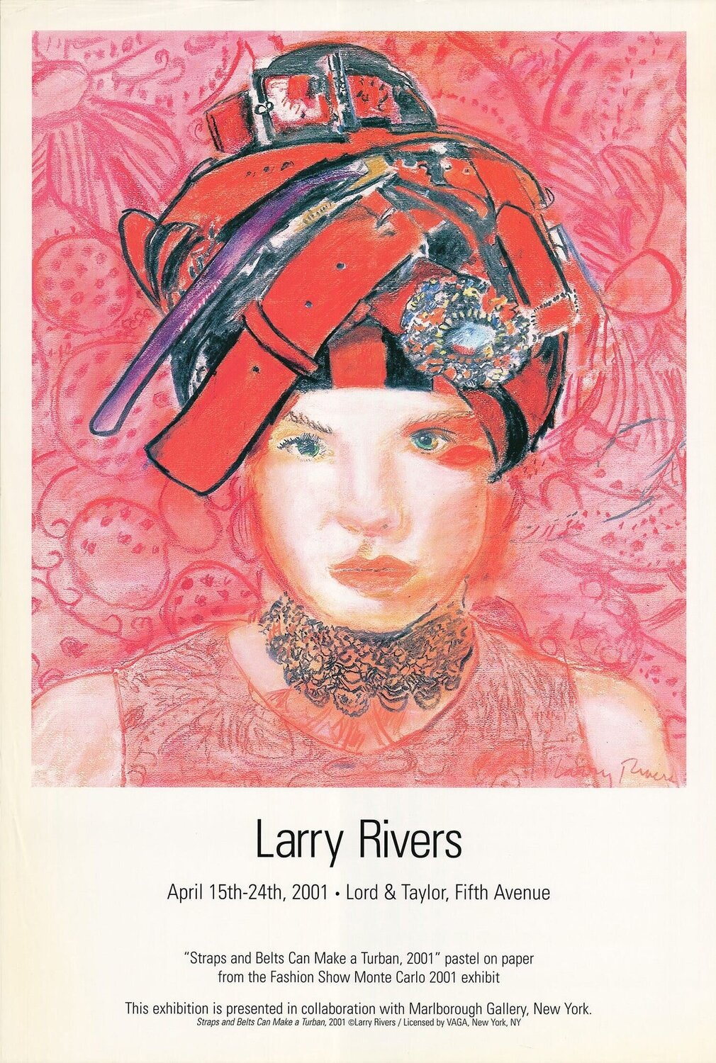 Straps and Belts can Make a Turban Larry Rivers Druck zu verkaufen