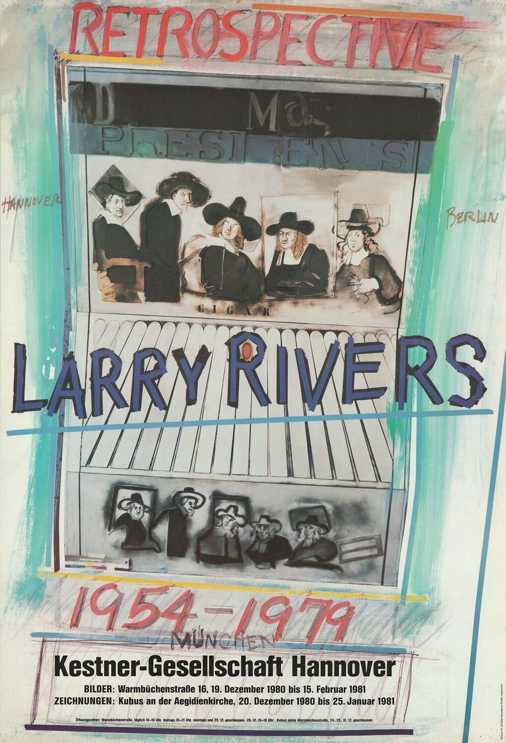 Retrospective Dutch Masters Larry Rivers Stampa in vendita