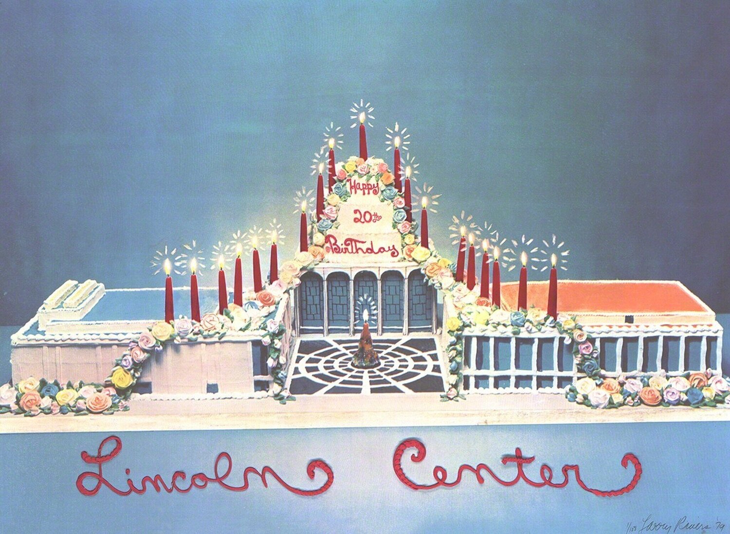 Lincoln Center 20th Anniversary Larry Rivers Druck zu verkaufen