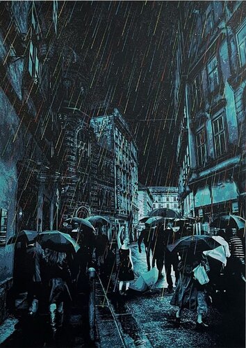Emotional Rain van RoamCouch, Schilderij te koop op Singulart