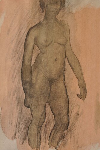 Femme africaine nue von Auguste Rodin, Druck kaufen auf Singulart