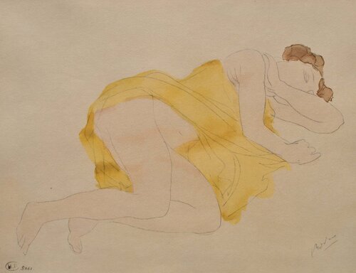 Nu couché von Auguste Rodin, Druck kaufen auf Singulart