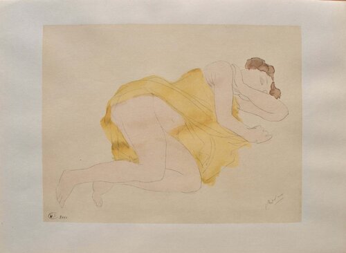 Nu couché di Auguste Rodin, Stampa in vendita su Singulart