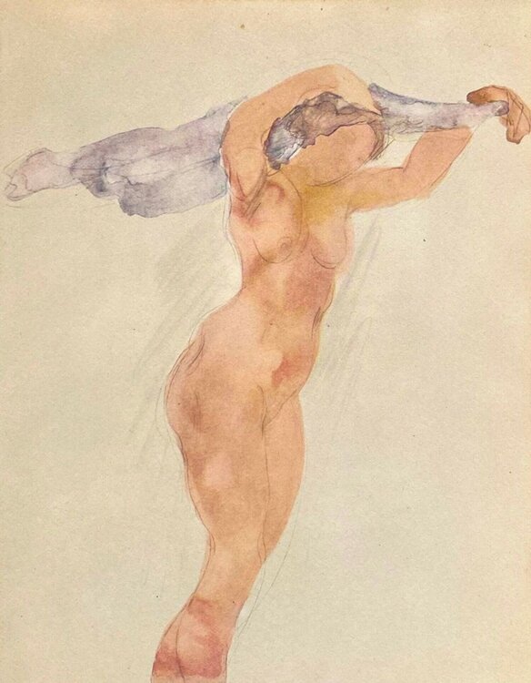 Nu II Auguste Rodin
