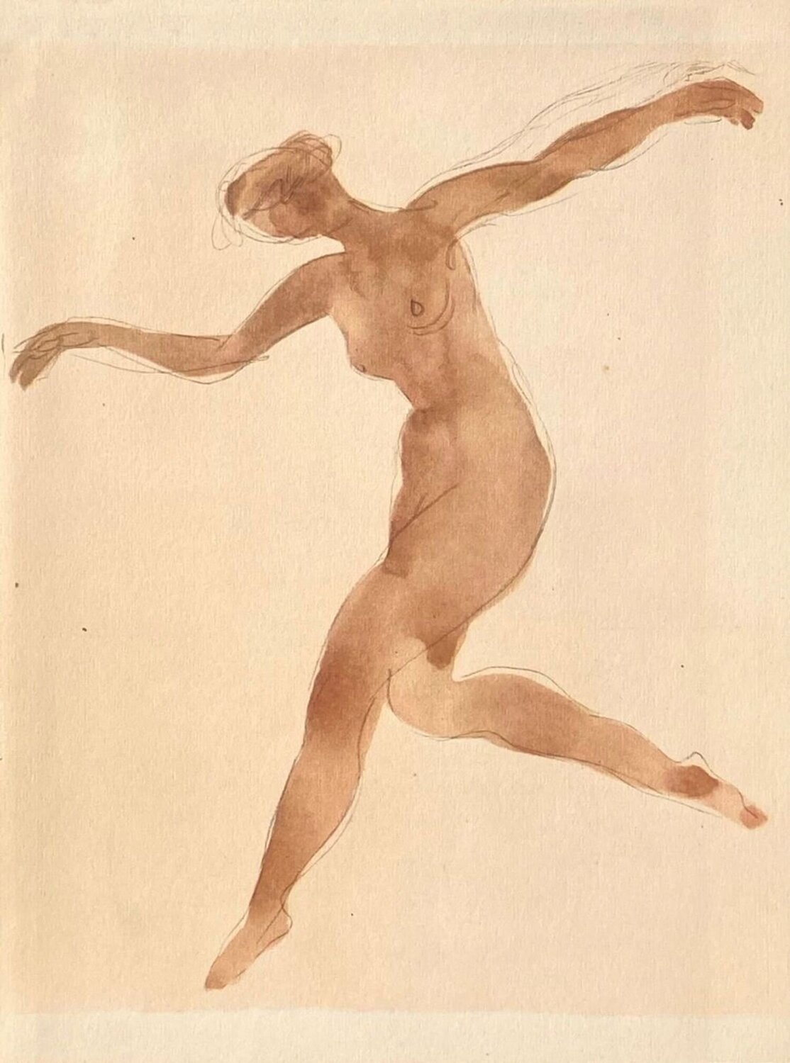 Nu I Auguste Rodin Stampa in vendita