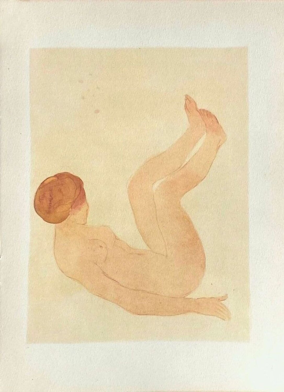 Nu VI Auguste Rodin Afdruk te koop