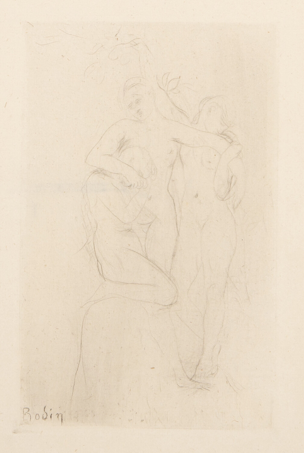 Ames du Purgatoire State Two Auguste Rodin Afdruk te koop