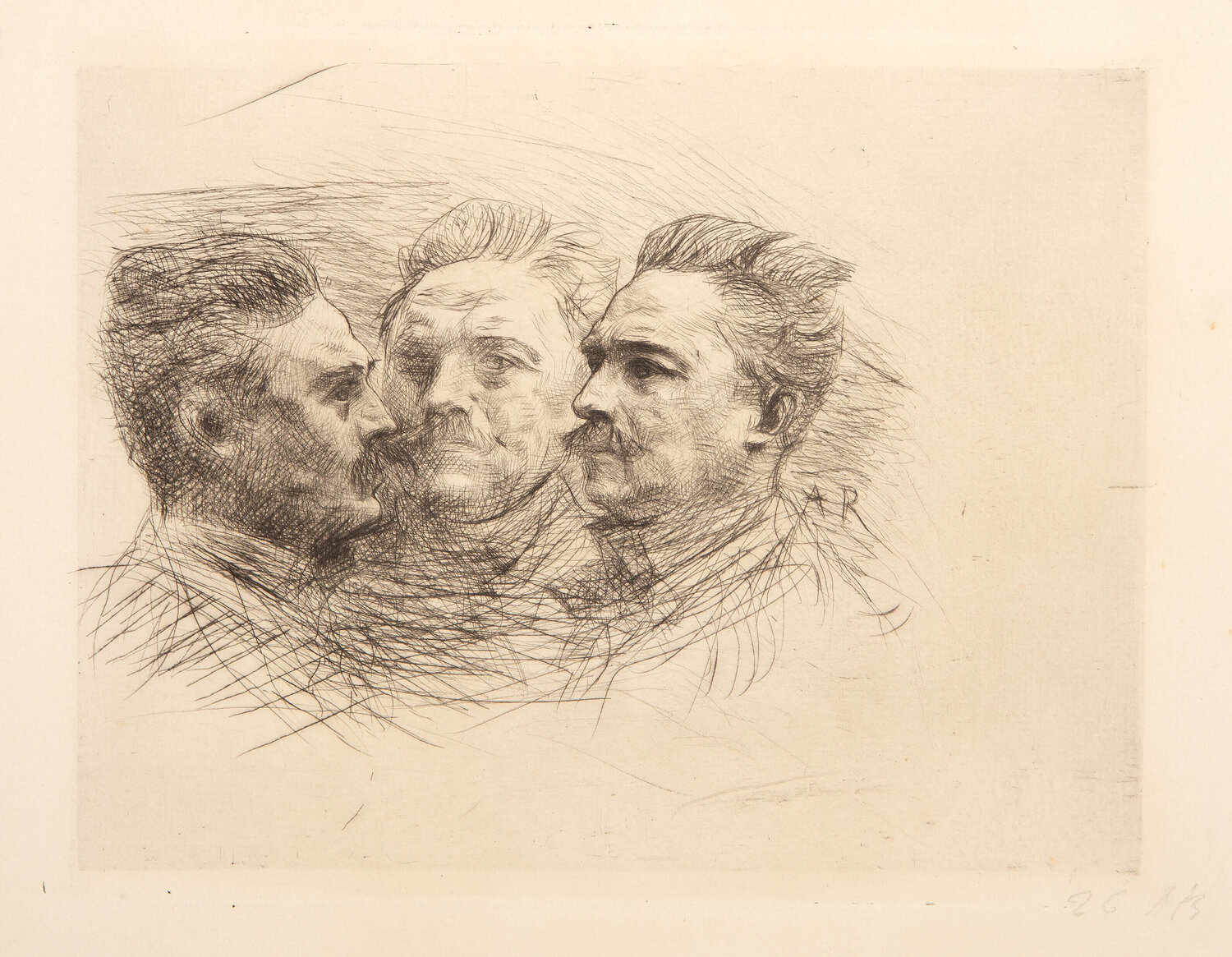 Henri Becque Auguste Rodin Stampa in vendita
