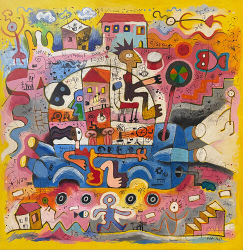Nuevo Movimento by Luis Rodriguez Noa, Painting for Sale on Singulart