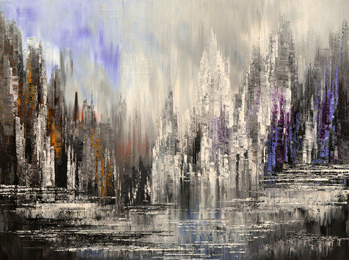 BEYOND THE CITY de Tatiana Iliina, Pintura a la venta en Singulart