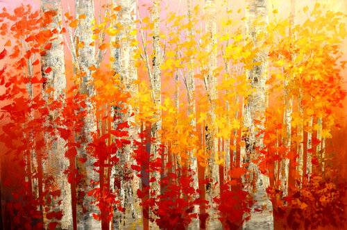 SEPTEMBER SHOWPIECE par Tatiana Iliina, Peinture en vente sur Singulart