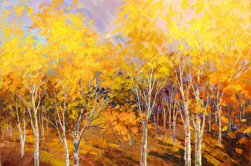 RUST AND GOLD di Tatiana Iliina, Pittura in vendita su Singulart