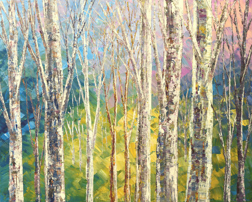 SPRING IN THE AIR par Tatiana Iliina, Peinture en vente sur Singulart