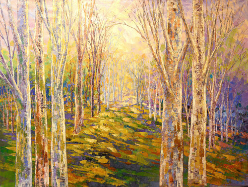 WOODLANDS MAGIC par Tatiana Iliina, Peinture en vente sur Singulart