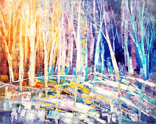 THE COLOR OF SNOW par Tatiana Iliina, Peinture en vente sur Singulart