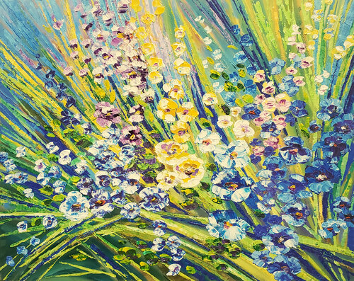 GARDEN SHOW par Tatiana Iliina, Peinture en vente sur Singulart