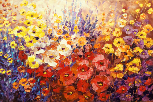 GLORIOUS GARDENS van Tatiana Iliina, Schilderij te koop op Singulart
