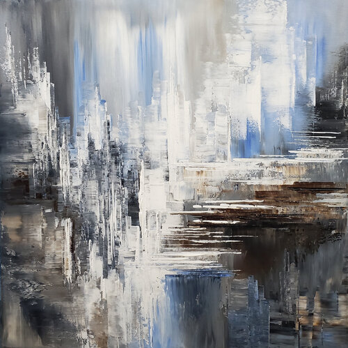 RAVEN GLACIER van Tatiana Iliina, Schilderij te koop op Singulart