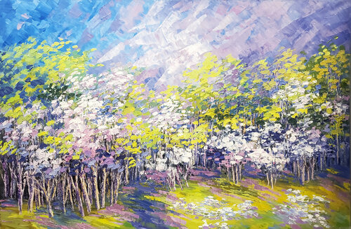 ROBIN'S RESORT by Tatiana Iliina, Painting for Sale on Singulart